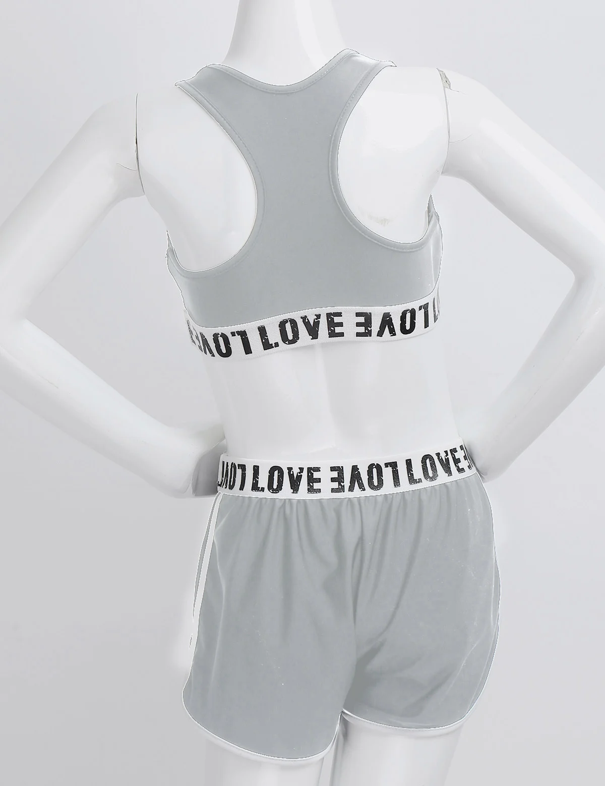 Спортивный костюм для подростков в Корейском стиле укороченный топ с буквенным