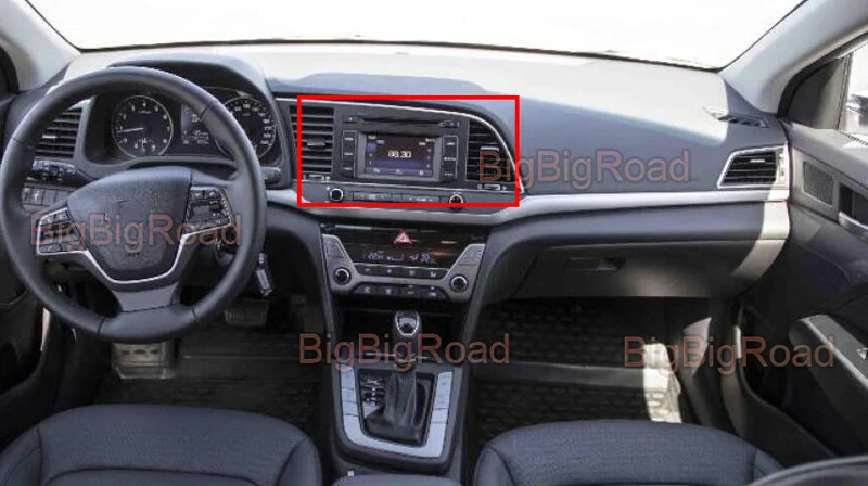 BigBigRoad автомобильная парковочная камера заднего вида для hyundai Elantra AD с 16 контактами адаптер монитор совместим