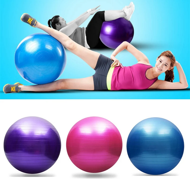 Спортивные мячи для йоги Bola фитнес, Пилатес Мяч гимнастический баланс фитбол упражнения пилатес тренировки Массажный мяч с насосом 25 см