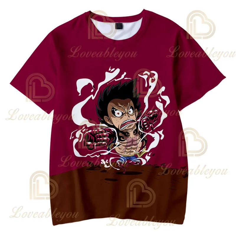 

2021 New Anime Zoro Tshirt Summer Men's and Women Funny Print 3d T-shirt Male Hip Hop Streetwear O-Neck T Shirts Tops&Tees