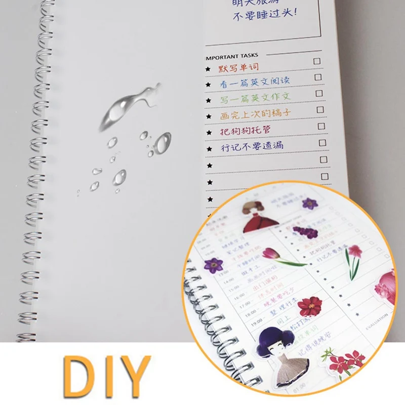 

A5 Spiral Notebook Sticky Note Planner Index Stickers Accessory Planner Notebook Accessories