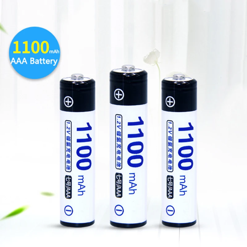 Аккумуляторная батарея AAA 1 2 В 1100 мА · ч для камеры игрушка-фонарик калькулятор