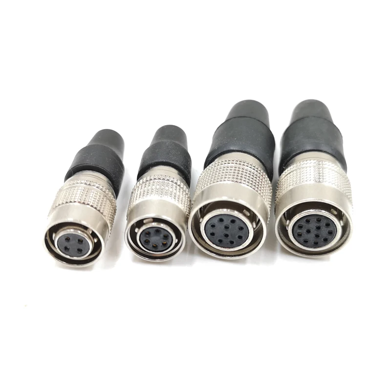 Hirose 10A 4 6 10 12-контактная Женская штепсельная вилка HR10A-7P 6S HR10A -10P-10S 12S маленький