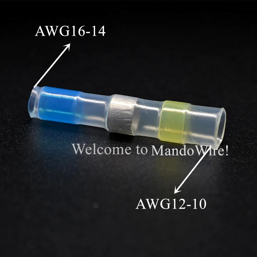Соединитель для проводов понижающий термоусадочный паяльный рукав