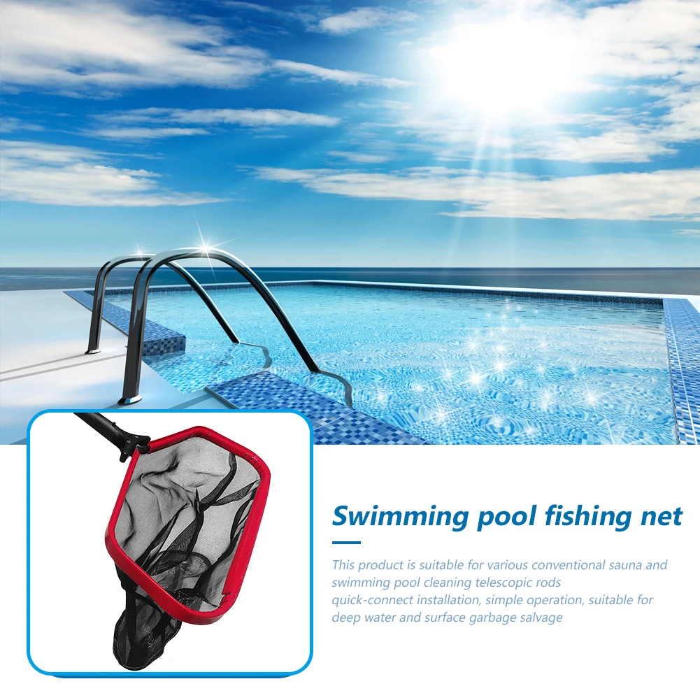 

Retractable Swimming Pool Cleaning Net Salvage Nets Skimmer Leaf Catcher