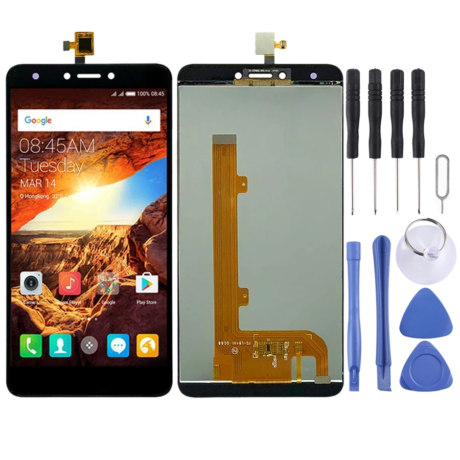ЖК экран и дигитайзер в сборе для Tecno Spark Plus K9 (черный)|Экраны мобильных телефонов| |