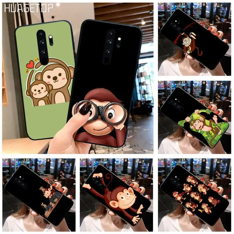 

HUAGETOP Amazing Monkey Cartoon black Phone Case Hull for Redmi Note 9 8 8T 8A 7 6 6A Go Pro Max Redmi 9 K20 4X