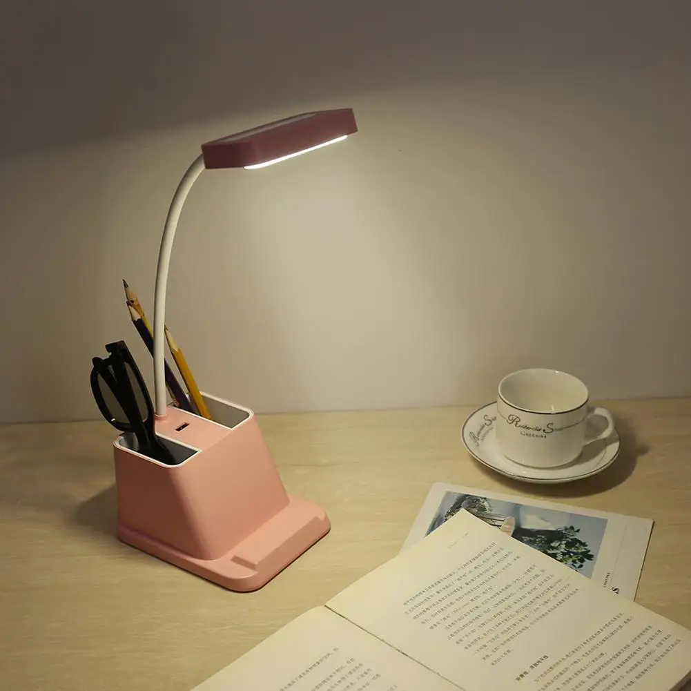 USB Rechargeable LED Desk Lamp Modern Fashion Multi-function Standard Paragraph Bedroom Bedside Touch Table Light | Лампы и освещение