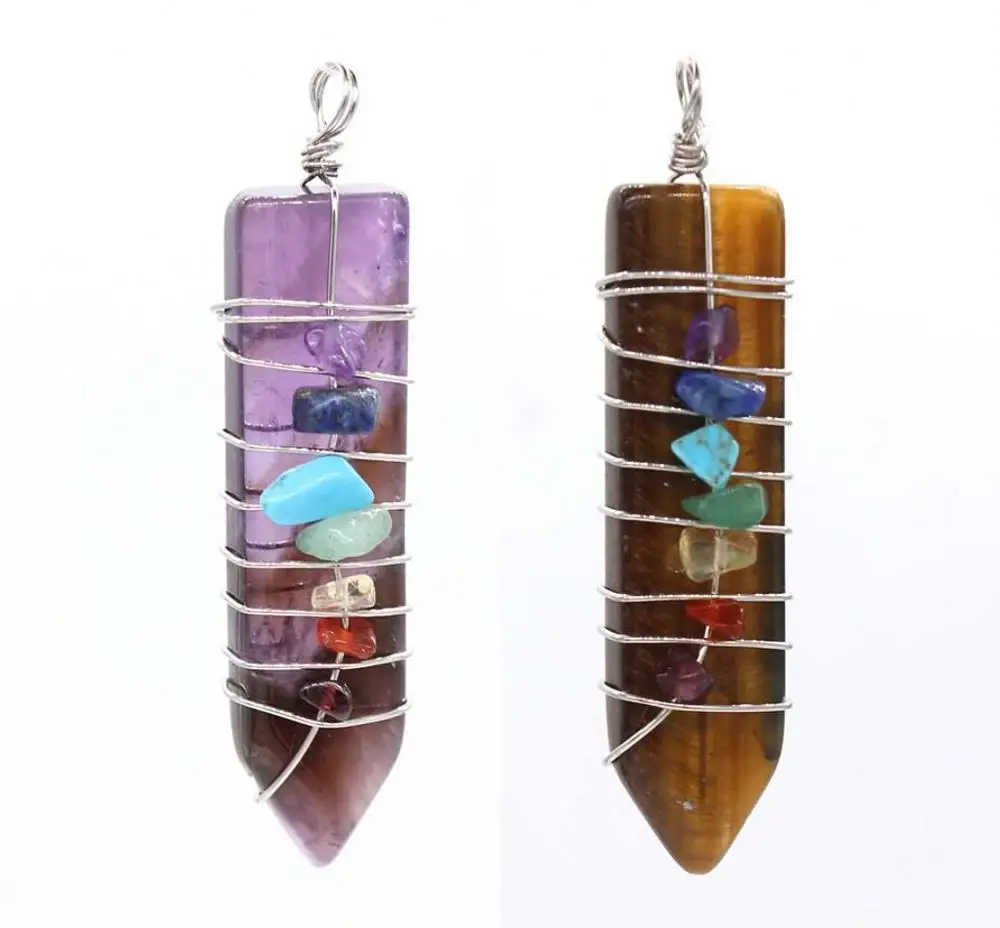 KFT натуральные лечебные камни кристалл кварца подвесной рейки каменная