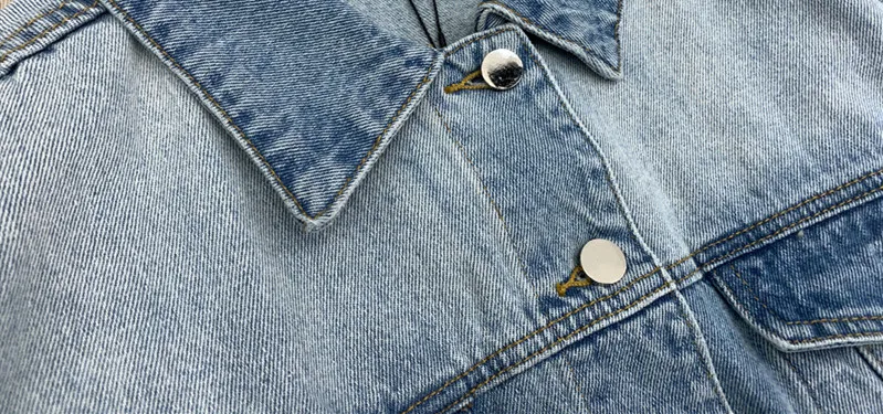 Women's Denim Jacket Single-Breasted Fashion Ladies Long Sleeve Coat Outwear Tops with Pockets All-Match Early Autumn 2021 New | Женская