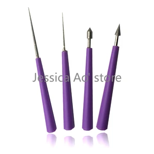 4 предмета в комплекте украшения инструменты для чистки и жемчужинами рейбор Буровое кольцо прокатки алмазный иглы ручной инструмент для развертывания