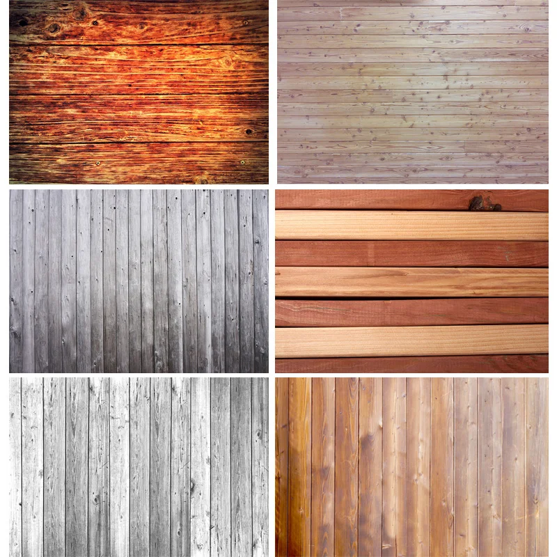 

Vinyl Custom Wood Board Photography Backdrops Props Wooden Plank Floor Photo Studio Background 20925CS-06