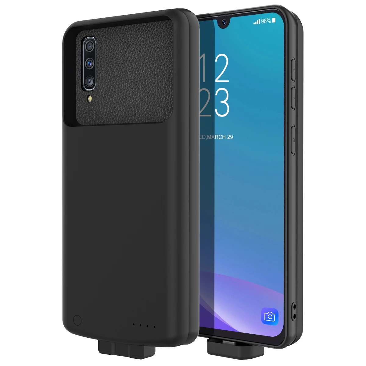 Для samsung Galaxy A50 7000mAh зарядное устройство чехол Магнитный внешнее резервное power Bank