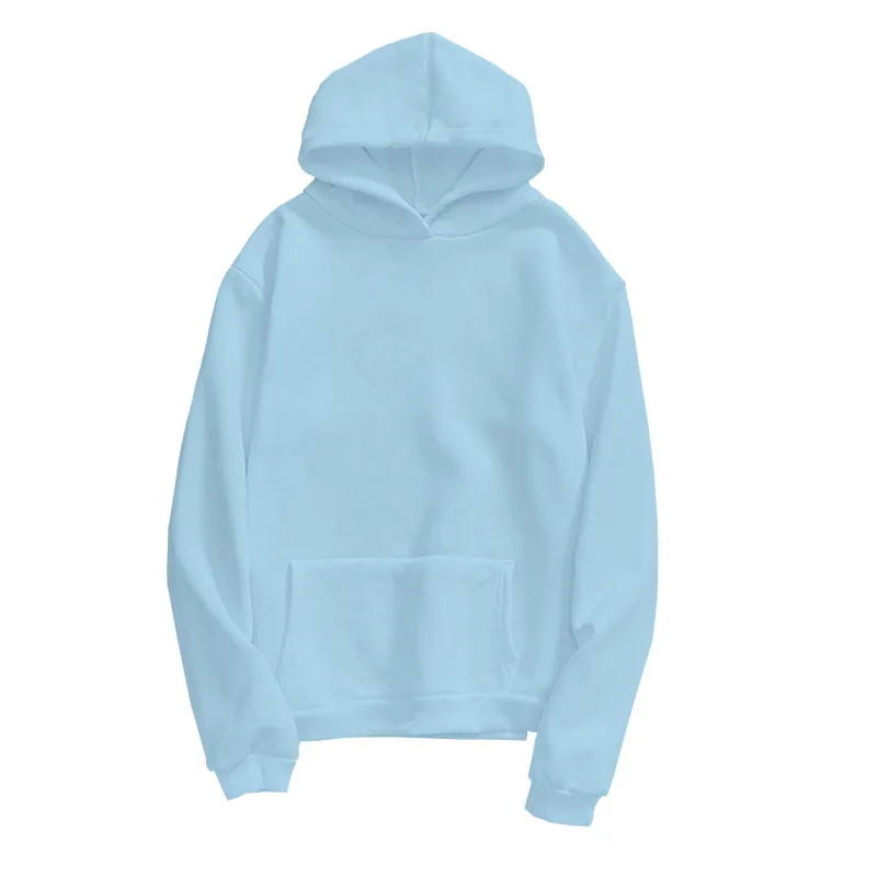 

Men's and Women's Sports Hoodie Spring and Autumn Leisure Hoodie Sweatshirt Men's and Women's Pure Color Hoodie Sweatshirt Tops