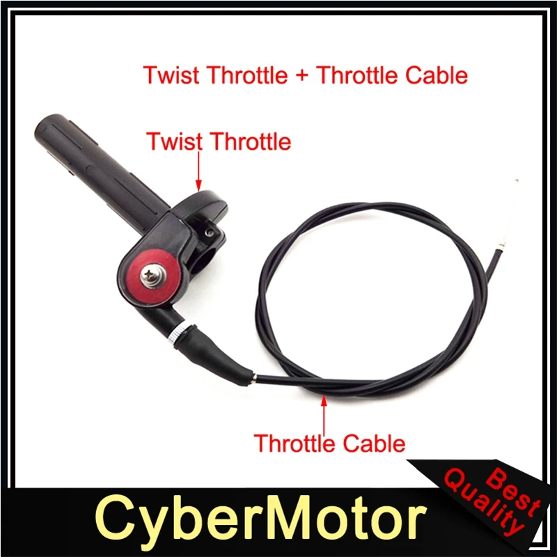 1/4 поворот дроссельной заслонки с кабельной ручкой в сборе для CRF XR 50 70 TTR KLX110 SSR