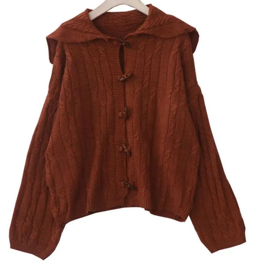 

Кардиган женский, осенне-зимний, плотный, вязаный свитер