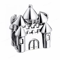 castle 925 sterling silver charm beads fit original charms bracelet diy jewelry making for women wholesale fashion pendant