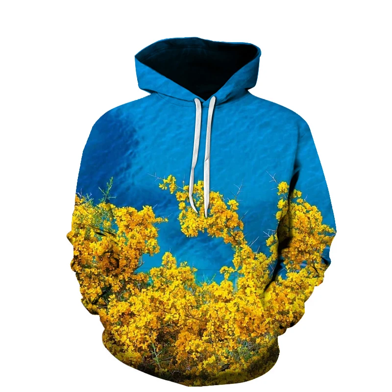 

Men's Sweatshirt 2021 Fall Hooded Personality Sweatshirt 3D Graffiti Print Casual Men's Street Pullover Fashion Sweatshirt