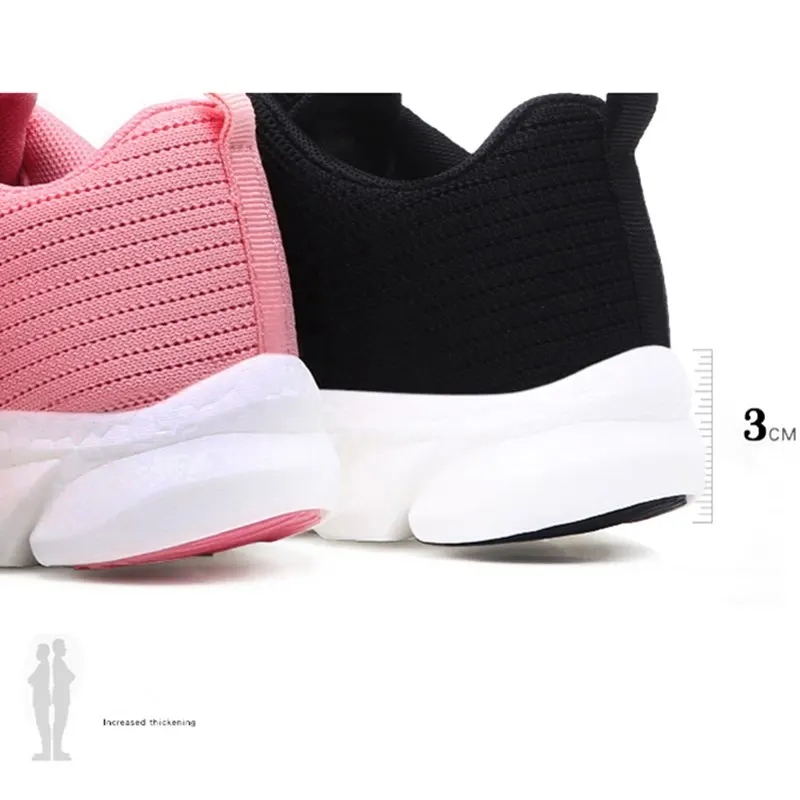 Кроссовки женские сетчатые на шнуровке повседневная ссветильник спортивная