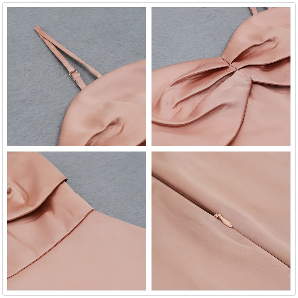 

Ailigou 2021 New Fashion Summer Sexy Tube Top Pleated Knee-Length Sleeveless Solid Color High-Quality Suspender Dress Women