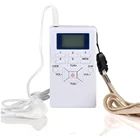 Elistooop Миниатюрный цифровой стерео ЖК-модулятор частоты автомобильный FM радио цифровой сигнал беспроводной приемник плеер с наушниками 2018