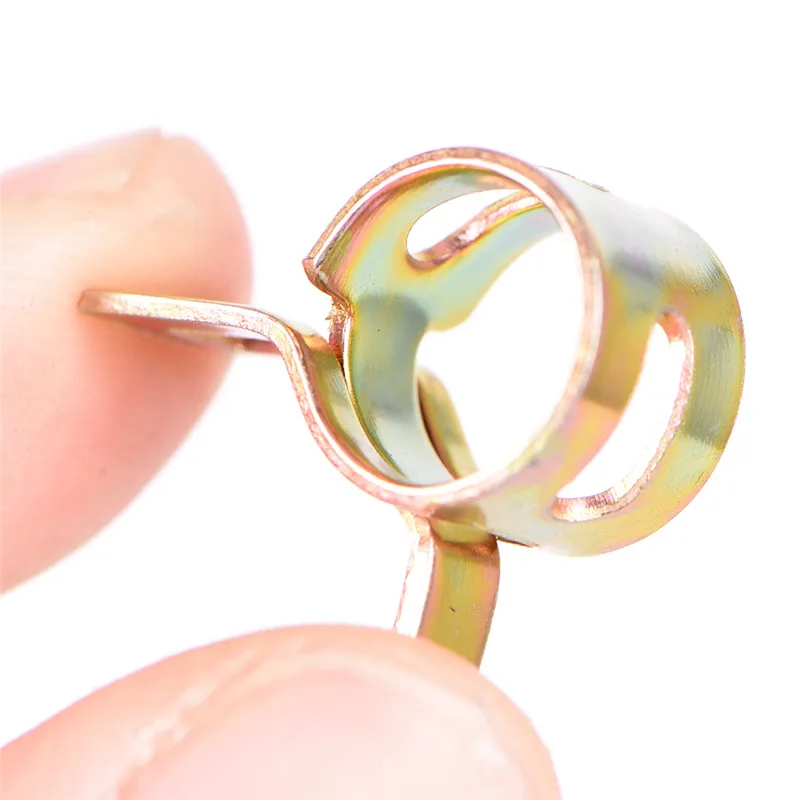 

50pcs/lot Spring Clip Inner Diameter Car Hose Oil Tube Clamp Fastener Clip Multi Style 7mm Inner Diameter Spring Clip