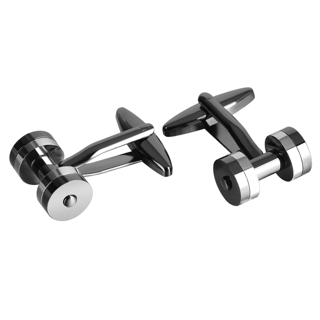 SAVOYSHI забавные гантели запонки для мужских рубашек Высокая полировка