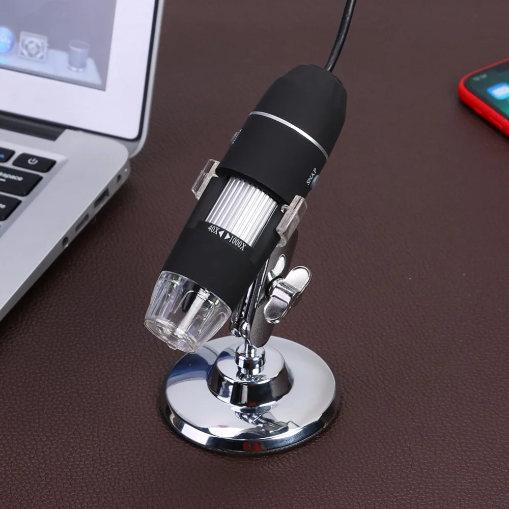 1000X USB3.0 Usb 5MP камера цифровой видео микроскоп светодиодный электронный эндоскоп Лупа увеличительное стекло лупа Стенд
