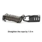 Велосипедный замок, портативный, Кодовый, 3 размера, защита от кражи