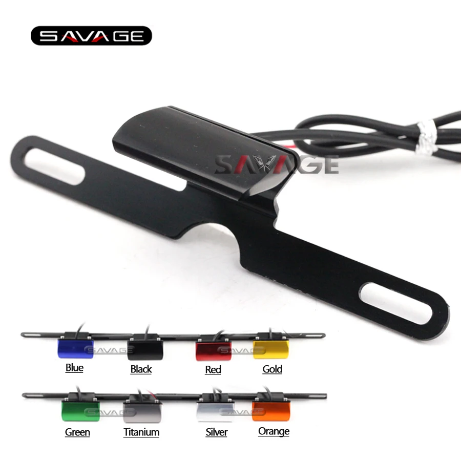 Универсальные аксессуары для мотоциклов CNC Алюминиевый номерной знак