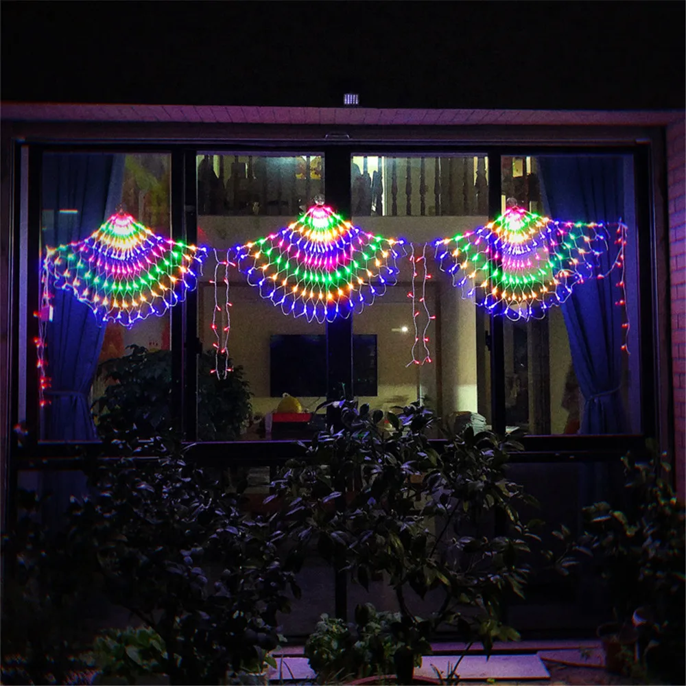 Рождественские Павлин строка светильник 3 м * 0 5 412LED Сетка уличный Чистая Фея
