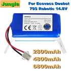 Новый 14,8 V 3500mAh аккумулятор для робота-пылесоса Замена батарей для chuwi ilife v7 V7S Pro Роботизированная подметальная машина