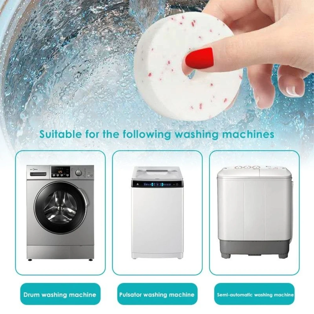 3/5 шт. таблетки для чистки стиральной машины|Очиститель машины| |
