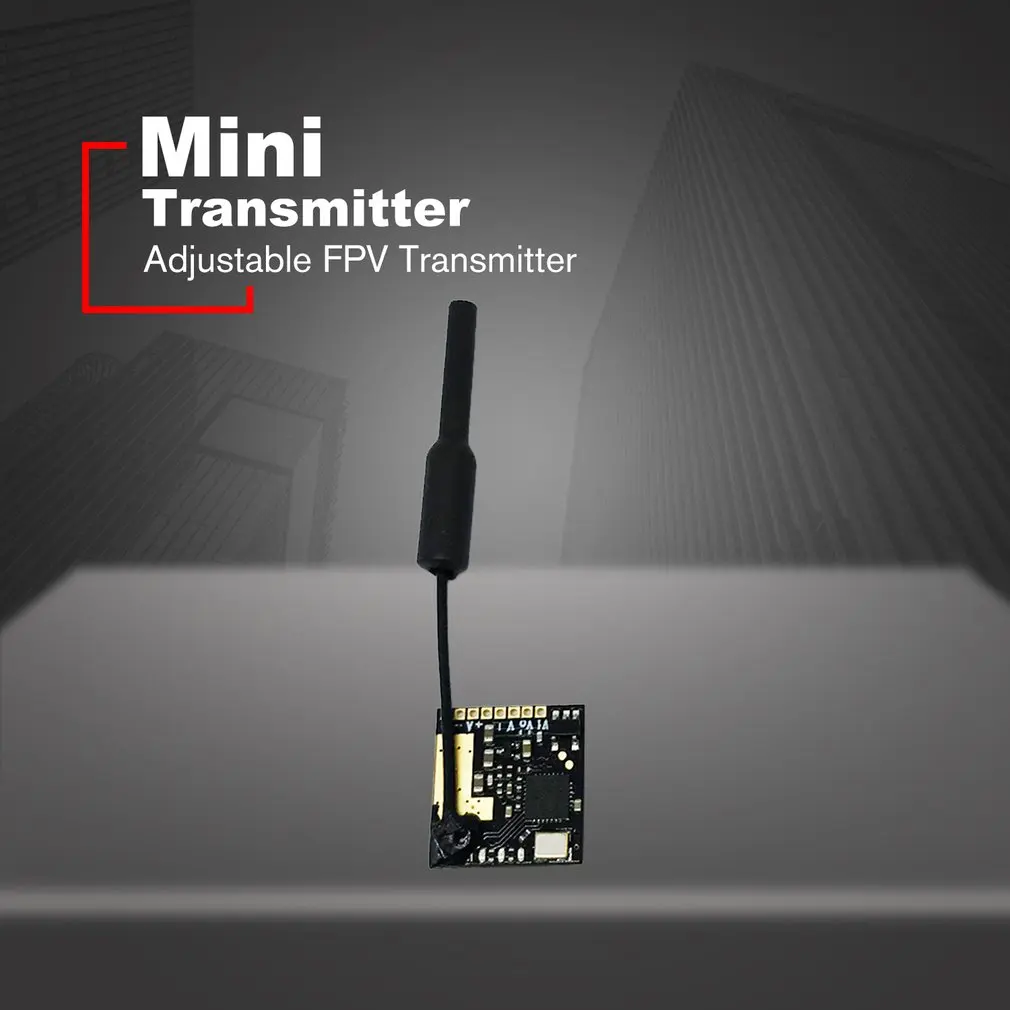 Мини передатчик EWRF e7082VM 5 8G 40CH 100 МВт с регулируемой мощностью FPV поддержкой Smart Audio