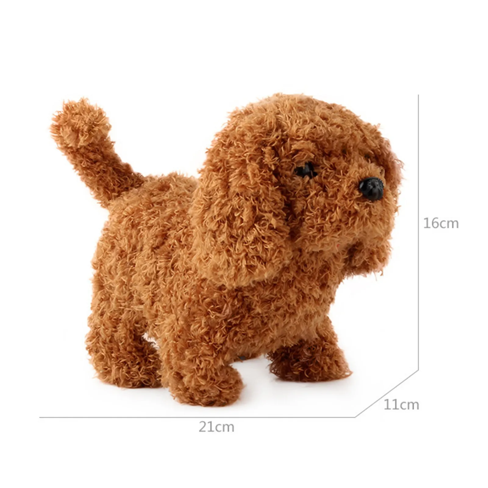 

Childrens Gift Electric Plush Toy Teddy Dog Bunny Simulation Wagging Tail Gift Soft Plush Toy For Children Electric Plush Toy