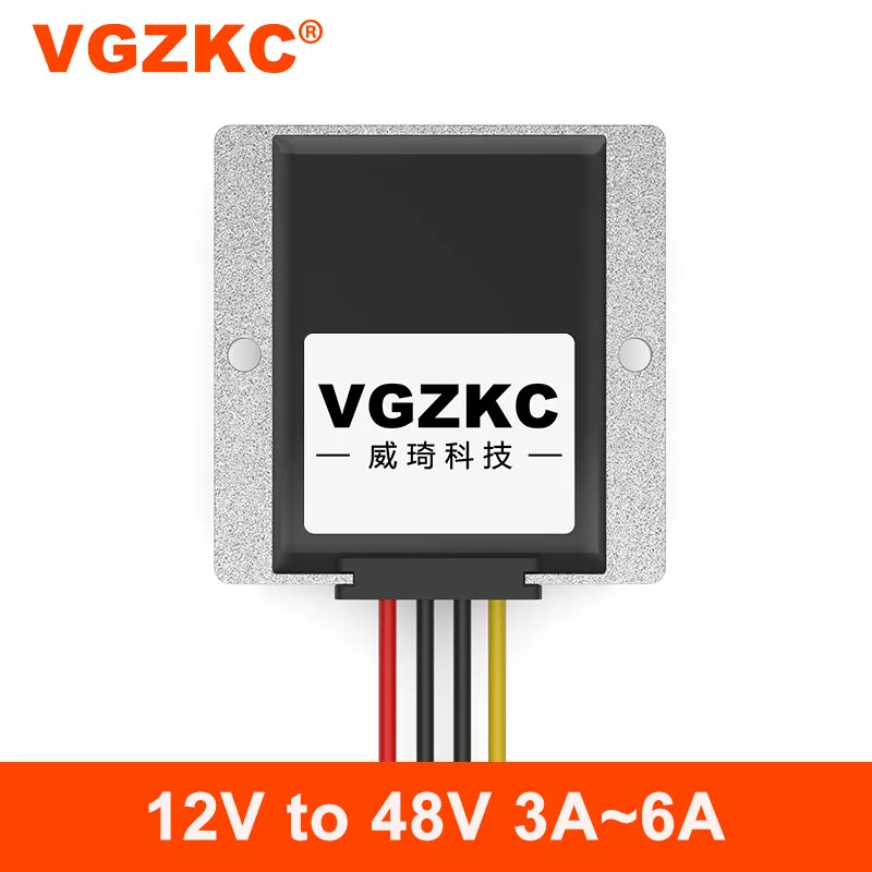 

Преобразователь мощности постоянного тока VGZKC с 12 В на 48 В, 3 А, 5 А, 6 А, высокоэффективный регулятор мощности постоянного тока с 12 В на 48 В