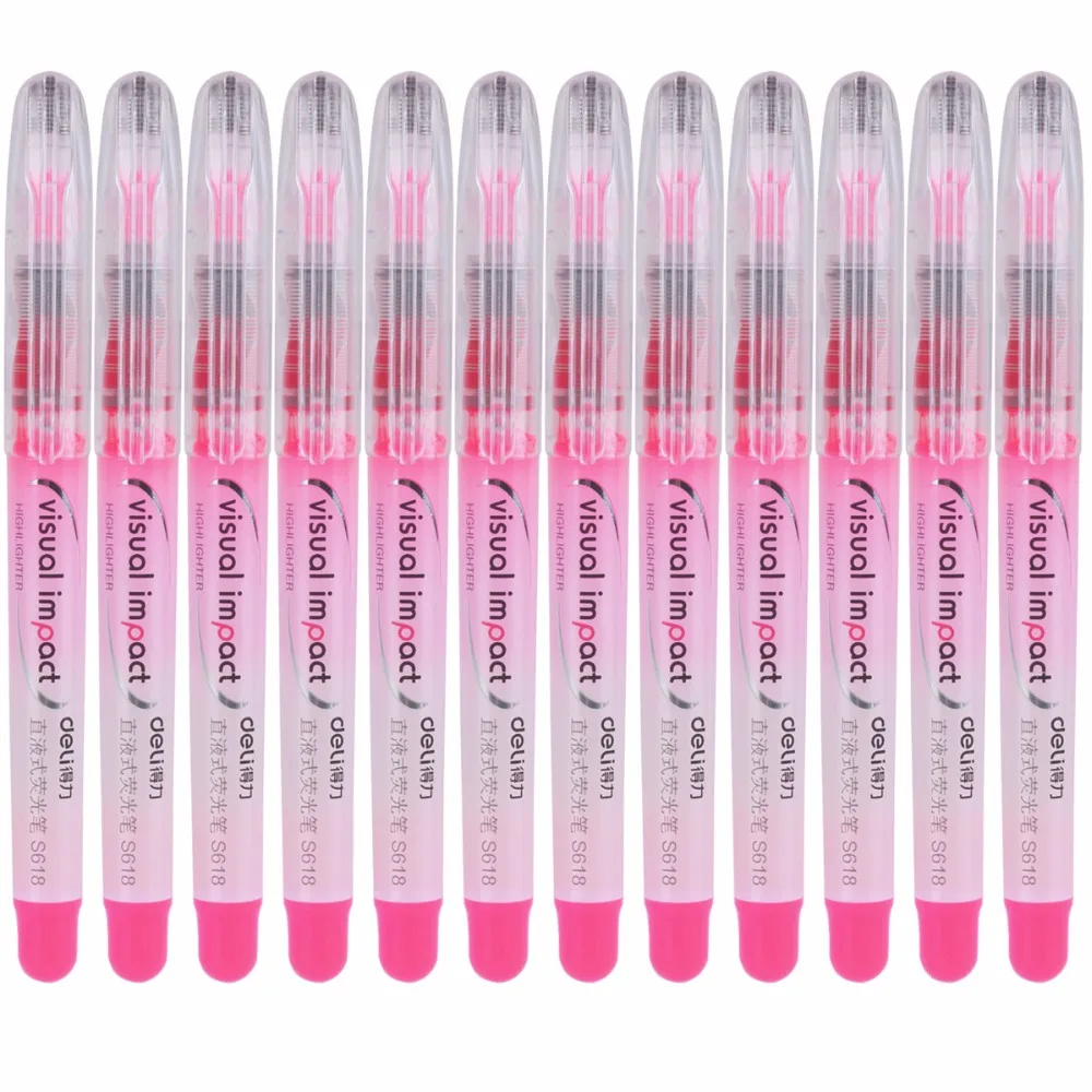 Цветная флуоресцентная ручка DL S618 для обучения чтению ключей ручка-маркер с