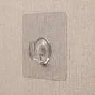 Универсальные прозрачные прочные крючки, самоклеящиеся настенные вешалки для дверей, прочные липкие крючки для кухни, ванной комнаты, 1020 шт.