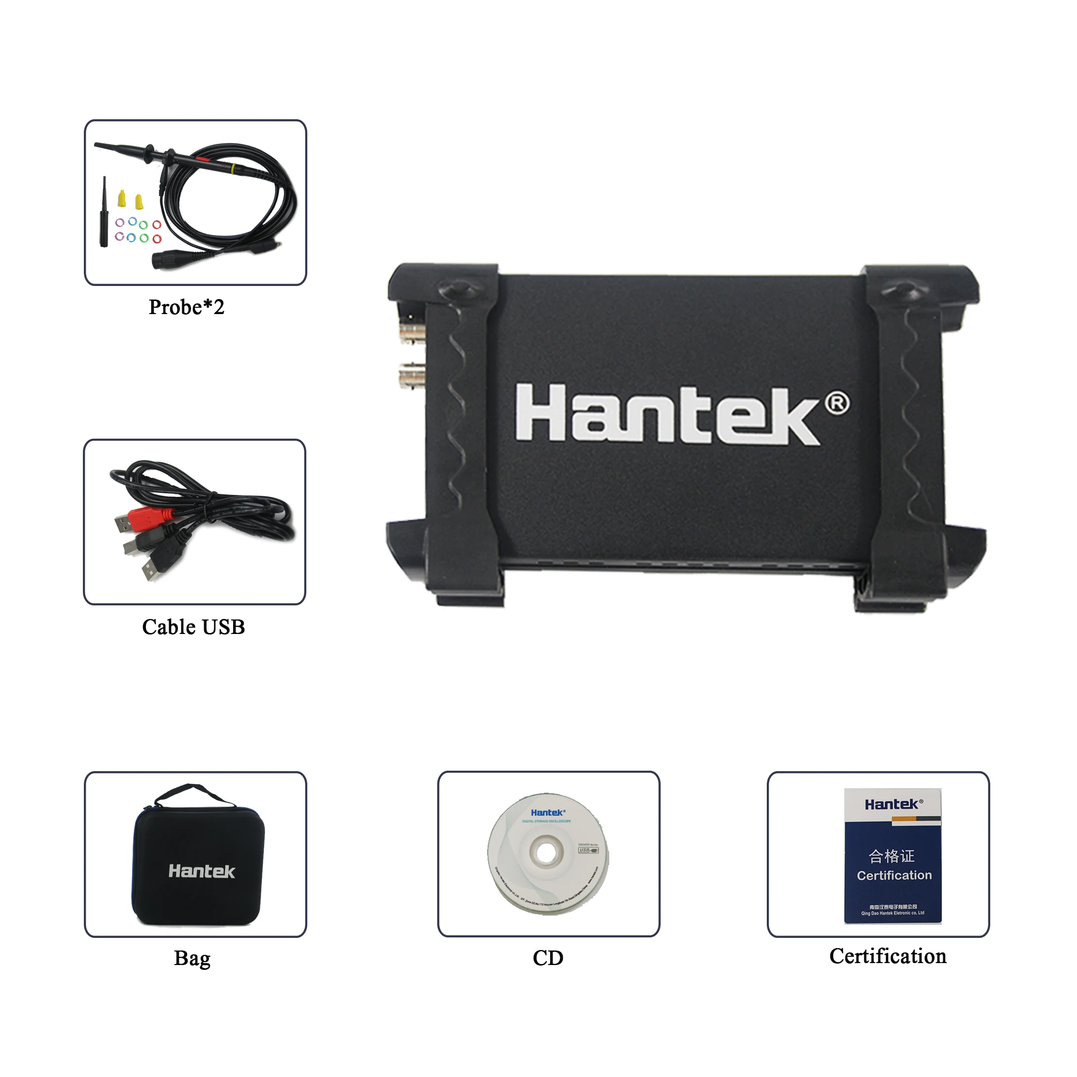 Новый цифровой осциллограф HANTEK 6022BE PC USB 2CH 20M Hz 48M Sa/s 1M|hantek 6022be pc usb|hantek 6022bedigital oscilloscope
