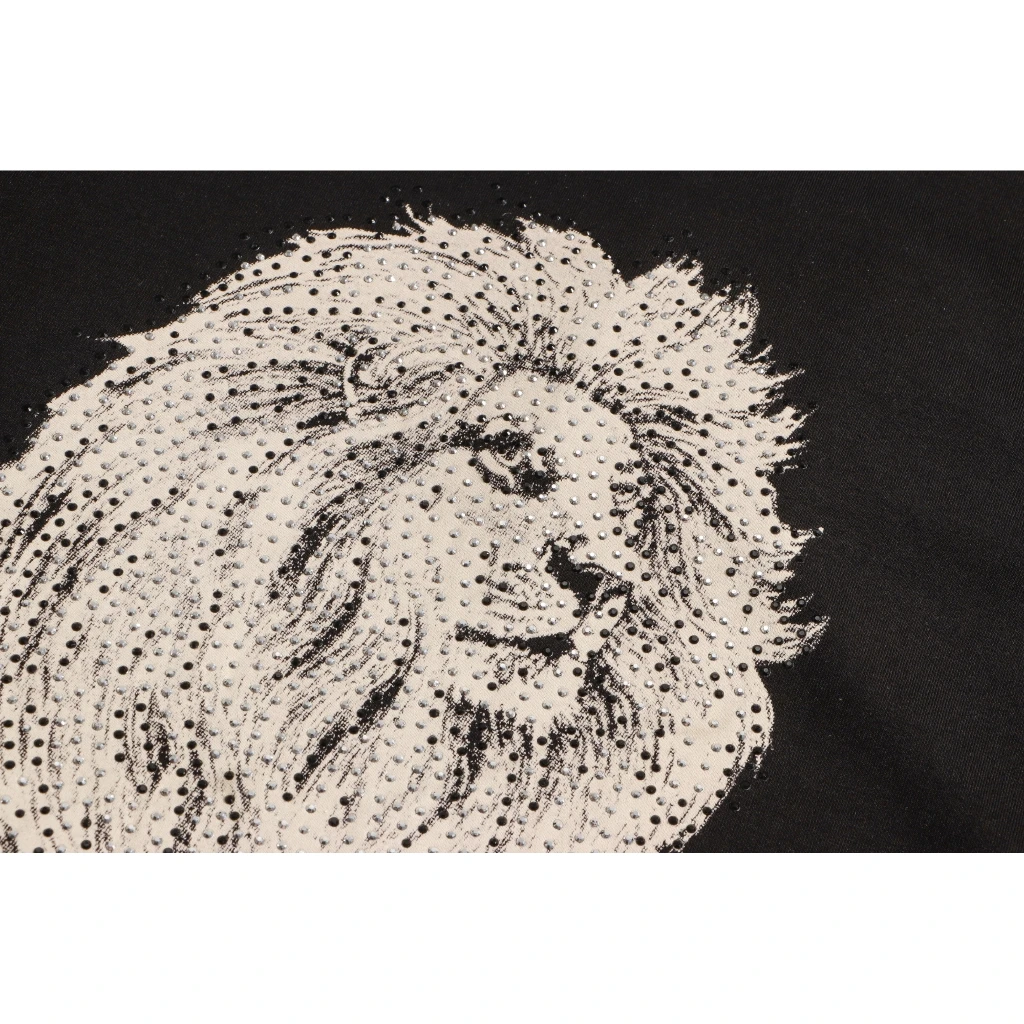 

Philipp Plein Print Short Sleeve Lion Pattern Short Sleeve T-shirt