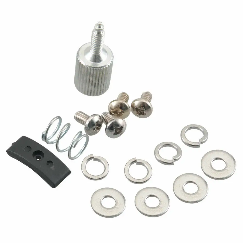 Хромированная Крышка корпуса переключателя мотоцикла + 6 крышек кнопки для