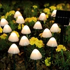 Светодиодная лампа на солнечной батарее, водонепроницаемая Гирлянда для украшения сада, Рождественская, свадебная гирлянда на солнечной батарее, s 356 м