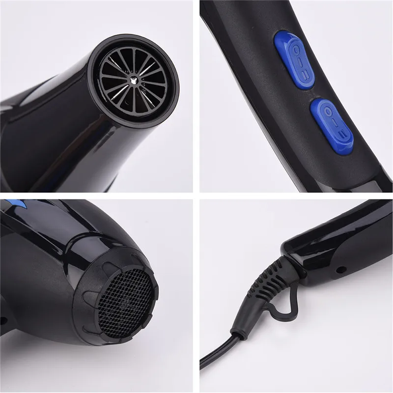 Профессиональный фен для волос 2200 Вт анион синий светильник с ароматом салона