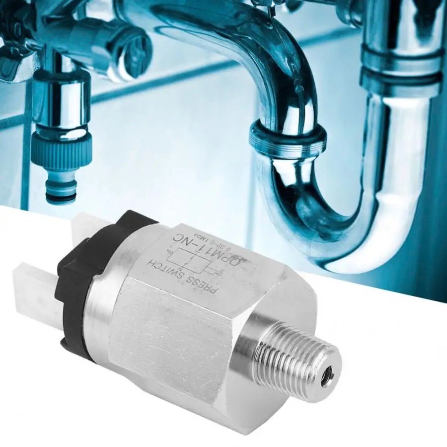 Регулируемый переключатель давления воздуха NC G1/8in AC220V 48VAC/DC 0 02 ~ 0.1Mpa|Выключатели| |