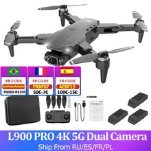 L900 PRO 4K GPS Drone HD Camera 5G 2-Axis Gimbal Brushless FPV Quadcopter 1.2KM 28mins RC Helicopter Camera Drone VS KF102 SG108