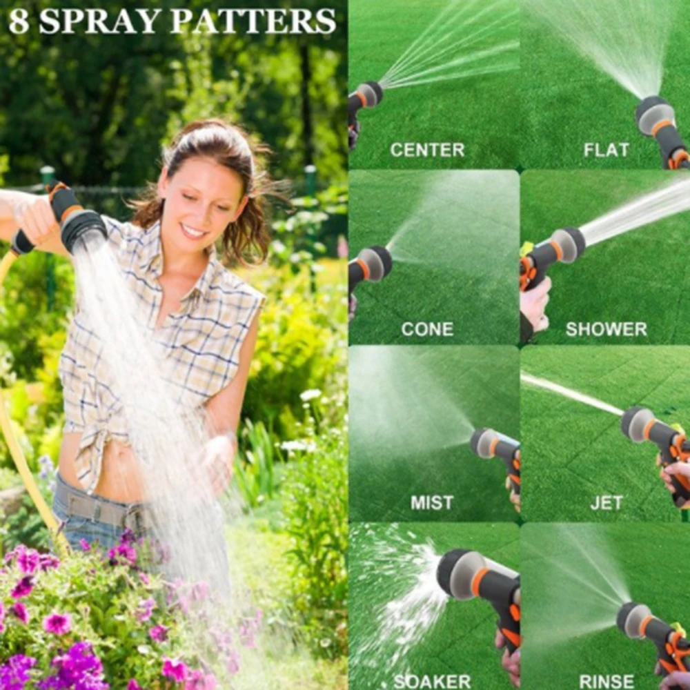 

Watering Gun Garden Nozzle Hose Nozzle Adjustable Nozzle Water Gun Lawn Hose Multifunction Garden High Pressure Sprayer