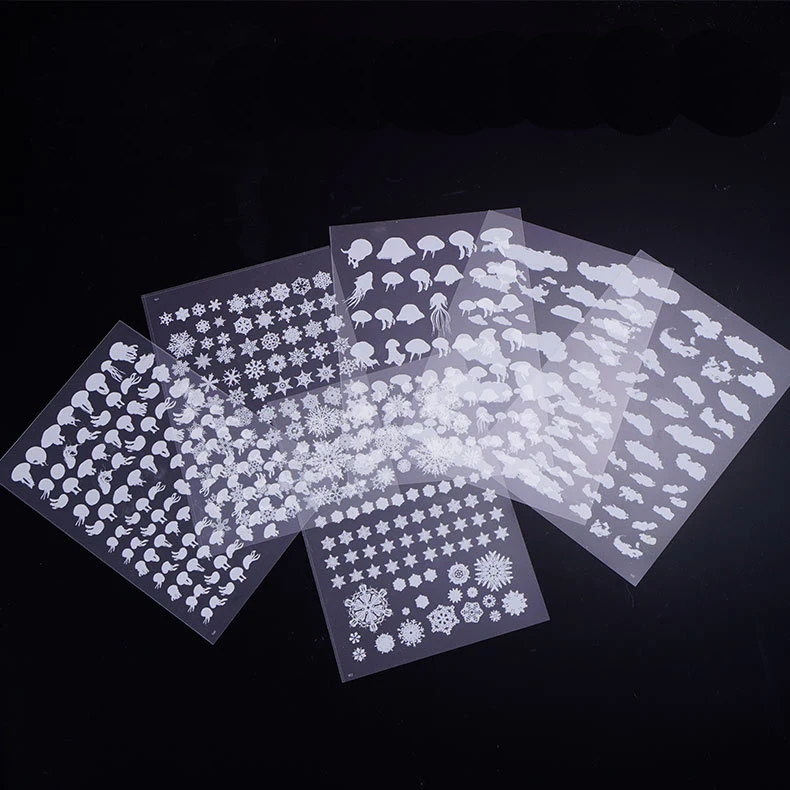 3 шт./лот стереопечать несколько вариантов пленка с Медузой сделай сам рукоделие