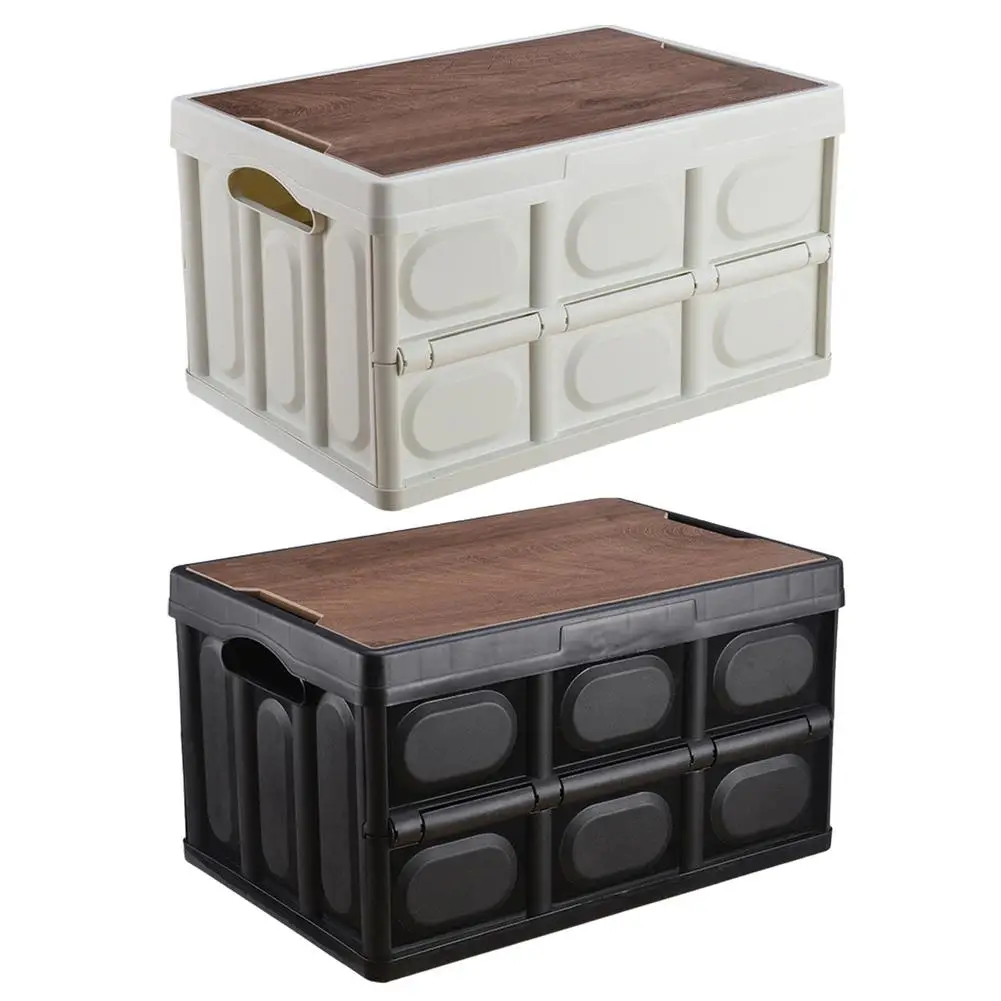 

Складные контейнеры для хранения, Штабелируемый вместительный контейнер для хранения с настольной крышкой, складной контейнер для хранени...