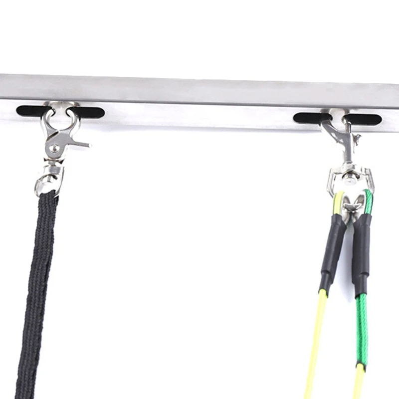 

Adjustable Foldable Dog Pet Grooming Bath Table Metal Arm Beauty Mount Boom-Mounted Clamp Desk Bracket with Hanging Sling Rope
