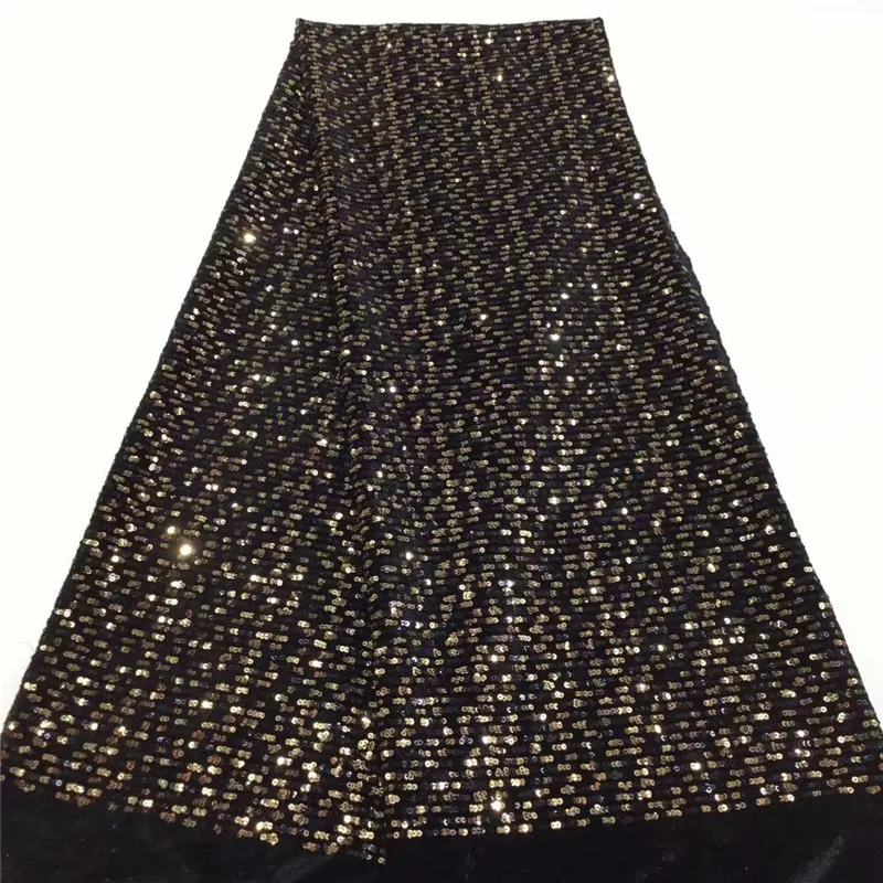 Африканская кружевная ткань с вышивкой нигерийские пайетки высокого качества